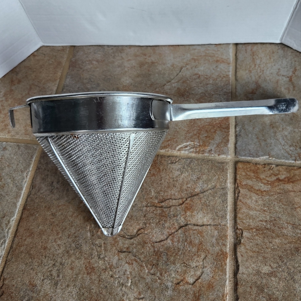 Vintage Adcraft Aluminum Cone Strainer